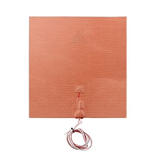 ZHAPEG 300 X 330 Mm 230 V 700 W Universelle Flexible Silikon Heizmatte/Pad Wasserdicht 3D Drucker Heizbett Heizelement Orange von ZHAPEG