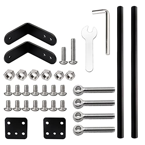 ZHAPEG 3D Drucker Zugstange Spurstangen Set Legierung Z Achsen Stützstangen Set Für 3D Drucker Ender-3 3S CR10-Serie von ZHAPEG