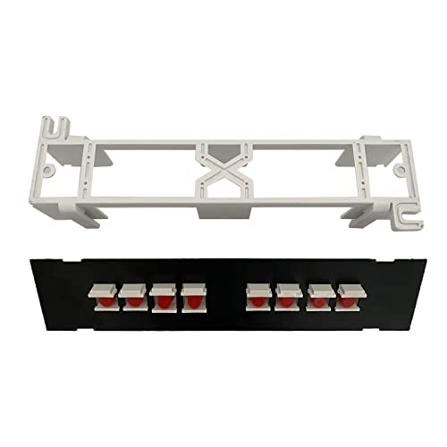 ZHAPEG 8 Port Für Glasfaser Patchpanel RJ45-Netzwerkkabel Adapter Buchse Ethernet Verteilerrahmen Netzwerkregal ZHAPEG 8 Port Für Glasfaser Patchpanel RJ45-Netzwerkkabel Adapter Buchse Ethernet Verteilerrahmen Netzwerkregal von ZHAPEG