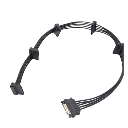 ZHAPEG Effizientes IDE 4-Pin Zu PC Server Festplatten-15-Pin Zuverlässiges Kabel Für Bis Zu 5 Geräte 20 cm + 10 cm + 10 cm + 10 cm + 10 cm ZHAPEG Effizientes IDE 4-Pin Zu PC Server Festplatten-15-Pin Zuverlässiges Kabel Für Bis Zu 5 Geräte 20 cm + 10 cm + 10 cm + 10 cm + 10 cm von ZHAPEG