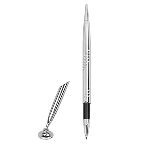 ZHAPEG Kugelschreiber Kugelschreiber mit Sockel Empfangsstift Desktop Stift Zähler Service Stift Bürobedarf für Hotel von ZHAPEG