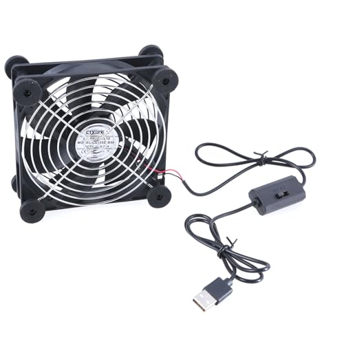 ZHAPEG Leiser USB Lüfter Computerkühlkörper Mit Einstellbarer Geschwindigkeitsregelung Perfekt Zum Kühlen Von Spielekonsolen Routern Und Mehr ZHAPEG Leiser USB Lüfter Computerkühlkörper Mit Einstellbarer Geschwindigkeitsregelung Perfekt Zum Kühlen Von Spielekonsolen Routern Und Mehr von ZHAPEG