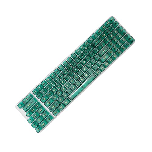 ZHAPEG OEM Height Clear Keycap 115-teiliges Tastenkappen Set Mit Hintergrundbeleuchtung Für Mechanische Tastaturen MX Schalter Für 61 87 98 104 Layouts von ZHAPEG