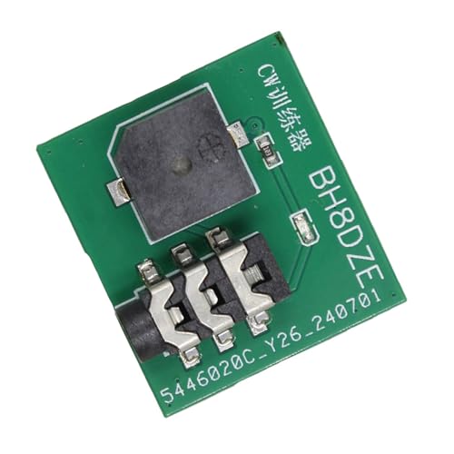ZHAPEG Praktisches Kleines Morsecode Übungsgerät Morsetasten Trainer Mit 2032-Batterie LED Licht Für Anfänger Und Experten von ZHAPEG
