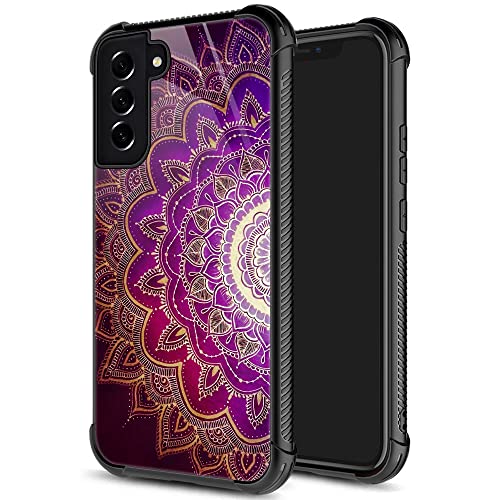 ZHEGAILIAN Schutzhülle für Samsung Galaxy S21 Ultra, militärischer Schutz, rundum stoßfeste Ecken, kratzfeste Handyhülle für Samsung Galaxy S21 Ultra – Lila Mandala ZHEGAILIAN Schutzhülle für Samsung Galaxy S21 Ultra, militärischer Schutz, rundum stoßfeste Ecken, kratzfeste Handyhülle für Samsung Galaxy S21 Ultra – Lila Mandala von ZHEGAILIAN