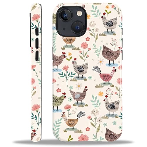 ZHEGAILIAN 2 in 1 Hybrid-Schutzhülle für iPhone 13 14 | Stoßfestes Silikon + harte PC-Schutzhülle mit stilvollem Musterdesign, langlebiger Fallschutz – Huhn Bauernhaus Tier Hahn ZHEGAILIAN 2 in 1 Hybrid-Schutzhülle für iPhone 13 14 | Stoßfestes Silikon + harte PC-Schutzhülle mit stilvollem Musterdesign, langlebiger Fallschutz – Huhn Bauernhaus Tier Hahn von ZHEGAILIAN