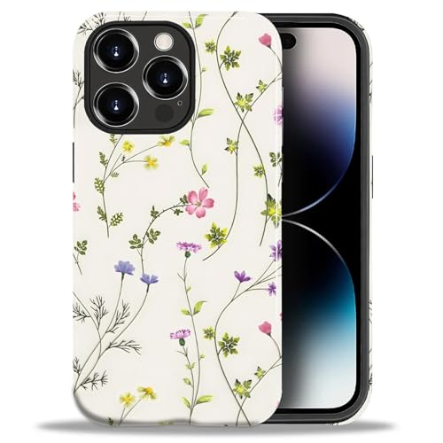 ZHEGAILIAN 2-in-1-Hybrid-Schutzhülle für iPhone 14 Pro Max, stoßfeste Hartschale + weiches Silikon, rutschfester Griff und Fallschutz, niedlicher Blumenzweig ZHEGAILIAN 2-in-1-Hybrid-Schutzhülle für iPhone 14 Pro Max, stoßfeste Hartschale + weiches Silikon, rutschfester Griff und Fallschutz, niedlicher Blumenzweig von ZHEGAILIAN