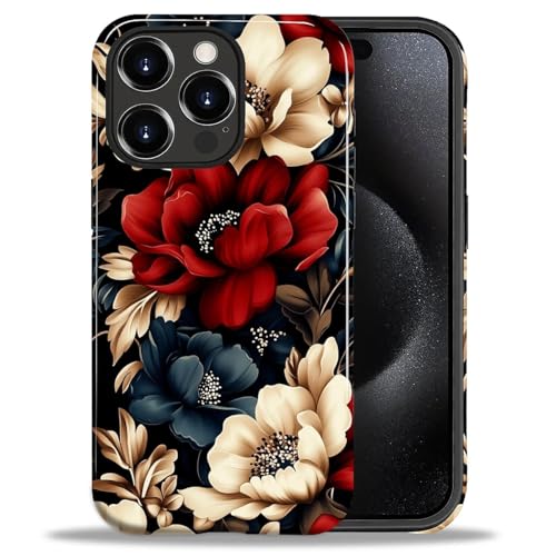 ZHEGAILIAN 2-in-1-Hybrid-Schutzhülle für iPhone 15 Pro, stoßfeste Hartschale + weiches Silikon, rutschfester Griff und Fallschutz, Schwarz / Rot ZHEGAILIAN 2-in-1-Hybrid-Schutzhülle für iPhone 15 Pro, stoßfeste Hartschale + weiches Silikon, rutschfester Griff und Fallschutz, Schwarz / Rot von ZHEGAILIAN