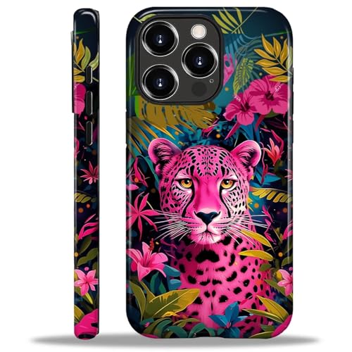 ZHEGAILIAN 2 in 1 Hybrid-Schutzhülle für iPhone 16 Pro Max | Stoßfestes Silikon + harte PC-Schutzhülle mit stylischem Muster Design langlebiger Fallschutz - Panther Leopard Blume ZHEGAILIAN 2 in 1 Hybrid-Schutzhülle für iPhone 16 Pro Max | Stoßfestes Silikon + harte PC-Schutzhülle mit stylischem Muster Design langlebiger Fallschutz - Panther Leopard Blume von ZHEGAILIAN