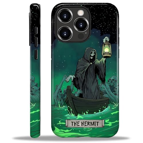 ZHEGAILIAN 2 in 1 Hybrid-Schutzhülle für iPhone 16 Pro Max | Stoßfestes Silikon + harte PC-Schutzhülle mit stylischem Musterdesign langlebiger Fallschutz – Der Einsiedler-Nachtschädel ZHEGAILIAN 2 in 1 Hybrid-Schutzhülle für iPhone 16 Pro Max | Stoßfestes Silikon + harte PC-Schutzhülle mit stylischem Musterdesign langlebiger Fallschutz – Der Einsiedler-Nachtschädel von ZHEGAILIAN