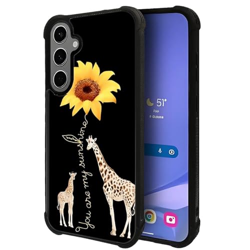 ZHEGAILIAN Kompatibel mit Samsung Galaxy S25+ Hülle, Giraffen-Sonnenblume für Jungen/Mädchen, vier Ecken, verstärkte Stoßdämpfung, weiche TPU-Bumper für Samsung Galaxy S25+ ZHEGAILIAN Kompatibel mit Samsung Galaxy S25+ Hülle, Giraffen-Sonnenblume für Jungen/Mädchen, vier Ecken, verstärkte Stoßdämpfung, weiche TPU-Bumper für Samsung Galaxy S25+ von ZHEGAILIAN