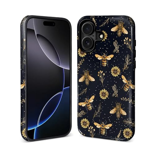 ZHEGAILIAN Magnetische Schutzhülle für iPhone 14 Plus, kompatibel mit Magsafe, stoßfeste Hartschale + weiches Silikon, rutschfester Griff und Fallschutz, Retro-Bienenblume ZHEGAILIAN Magnetische Schutzhülle für iPhone 14 Plus, kompatibel mit Magsafe, stoßfeste Hartschale + weiches Silikon, rutschfester Griff und Fallschutz, Retro-Bienenblume von ZHEGAILIAN