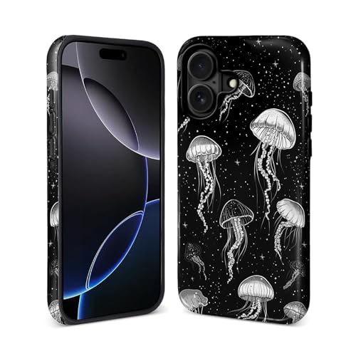 ZHEGAILIAN Magnetische Schutzhülle für iPhone 15 Plus, kompatibel mit Magsafe, stoßfeste Hartschale + weiches Silikon, rutschfester Griff und Fallschutz, Galaxy-Qualle ZHEGAILIAN Magnetische Schutzhülle für iPhone 15 Plus, kompatibel mit Magsafe, stoßfeste Hartschale + weiches Silikon, rutschfester Griff und Fallschutz, Galaxy-Qualle von ZHEGAILIAN