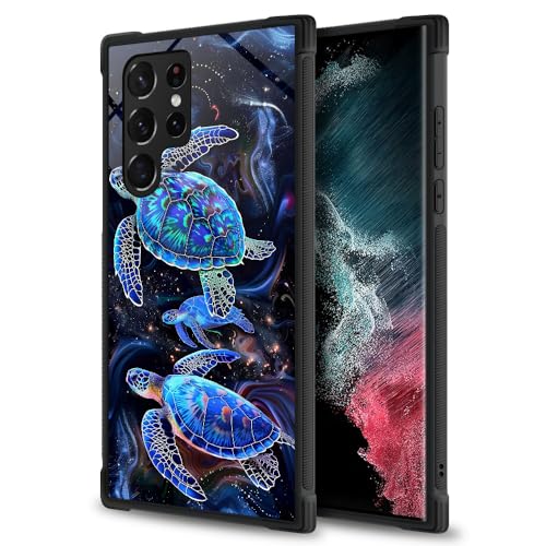 ZHEGAILIAN Schutzhülle kompatibel mit Samsung Galaxy S22 Ultra, fluoreszierende Meeresschildkröten-Hüllen für Jungen/Mädchen, Muster, sturzfest, weiche TPU-Schutzhülle, kompatibel mit Samsung Galaxy ZHEGAILIAN Schutzhülle kompatibel mit Samsung Galaxy S22 Ultra, fluoreszierende Meeresschildkröten-Hüllen für Jungen/Mädchen, Muster, sturzfest, weiche TPU-Schutzhülle, kompatibel mit Samsung Galaxy von ZHEGAILIAN