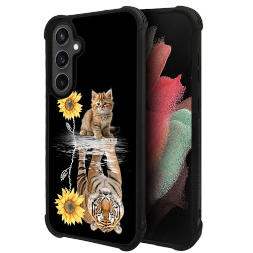ZHEGAILIAN Schutzhülle kompatibel mit Samsung Galaxy S23 FE, Reflexion von Katze, Tiger-Hüllen für Jungen/Mädchen, Muster, sturzsichere Rückseite, weiches TPU, kompatibel mit Samsung Galaxy S23 FE 6,4 ZHEGAILIAN Schutzhülle kompatibel mit Samsung Galaxy S23 FE, Reflexion von Katze, Tiger-Hüllen für Jungen/Mädchen, Muster, sturzsichere Rückseite, weiches TPU, kompatibel mit Samsung Galaxy S23 FE 6,4 von ZHEGAILIAN