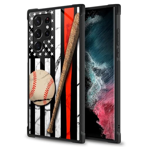 ZHEGAILIAN Schutzhülle kompatibel mit Samsung Galaxy S23 Ultra, amerikanische Baseball-Flagge, für Jungen/Mädchen, gemustert, sturzfest, weiche TPU-Schutzhülle, kompatibel mit Samsung Galaxy S23 Ultra ZHEGAILIAN Schutzhülle kompatibel mit Samsung Galaxy S23 Ultra, amerikanische Baseball-Flagge, für Jungen/Mädchen, gemustert, sturzfest, weiche TPU-Schutzhülle, kompatibel mit Samsung Galaxy S23 Ultra von ZHEGAILIAN