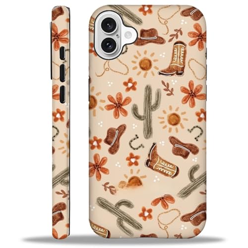 ZHEGAILIAN Schutzhülle kompatibel mit iPhone 16, matt, gemischt, doppellagig, Hartschale + weiches Silikon-TPU, stoßfest, Denim-Stiefel, Kaktus ZHEGAILIAN Schutzhülle kompatibel mit iPhone 16, matt, gemischt, doppellagig, Hartschale + weiches Silikon-TPU, stoßfest, Denim-Stiefel, Kaktus von ZHEGAILIAN