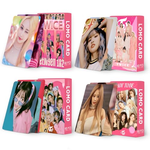 4 Pack/240 Stück Twice Photocards Kpop Lomo Karte Grußkarte mit Postkarten Box von ZHENGGE