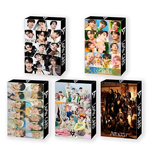 5 Pack/150 Pcs SEVENTEEN Lomo Karte Kpop Fotokarten Grußkarte mit Postkarten 5 Pack/150 Pcs SEVENTEEN Lomo Karte Kpop Fotokarten Grußkarte mit Postkarten von ZHENGGE