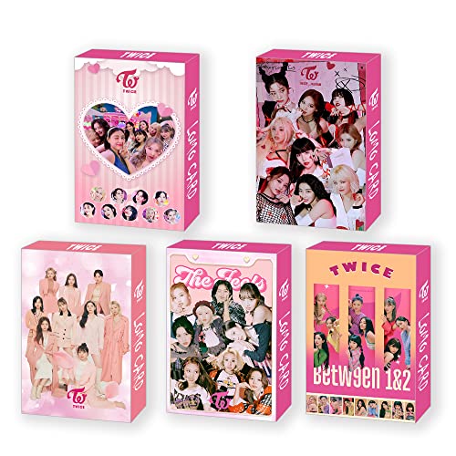 5 Pack/150 Pcs Twice Lomo Karte Kpop Fotokarten Grußkarte mit Postkarten-Box von ZHENGGE