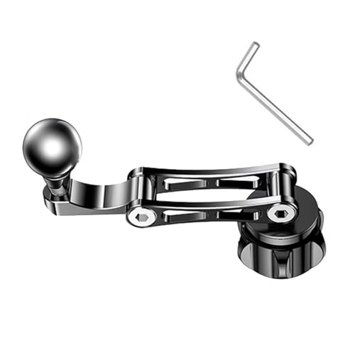 ZHENNB Kopf-Verlängerungsstange mit drehbarer Funktion, 17 mm Gelenk-Verlängerungsarm für Auto-Lüftungsschlitz-Handyhalterung und Kartenhalterung von ZHENNB