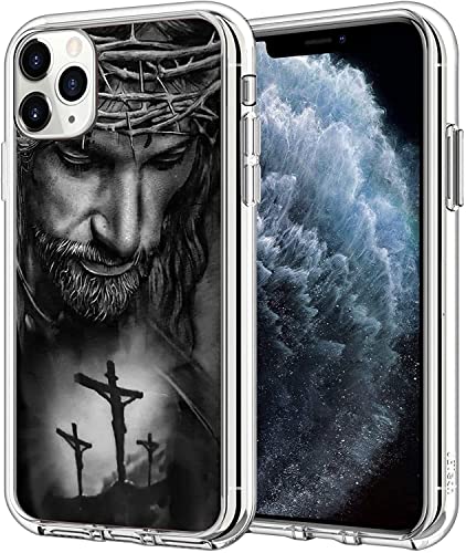 ZHEPAITAO Handyhülle für iPhone 11, Jesus Clear Case Plastic Cover Case von ZHEPAITAO