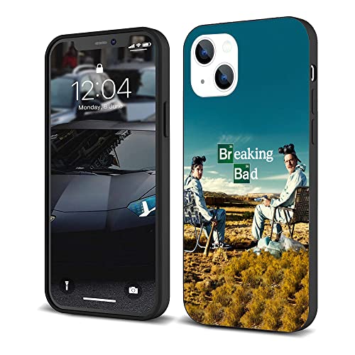 ZHETUODANG Modisch Kompatibel mit iPhone 15 Hülle Stoßfeste Abdeckung Schöne Klassische Muster Stilvolle TPU Hülle (American-Drama-Breaking-Bad-1) von ZHETUODANG