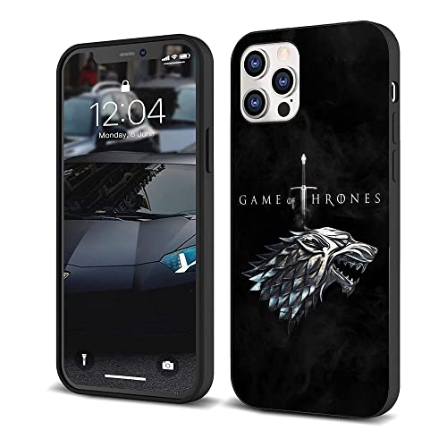 ZHETUODANG Modisch Kompatibel mit iPhone 15 Pro Hülle Stoßfeste Abdeckung Schöne Klassische Muster Stilvolle TPU Hülle (Game-Fantasy-Thrones-2) von ZHETUODANG