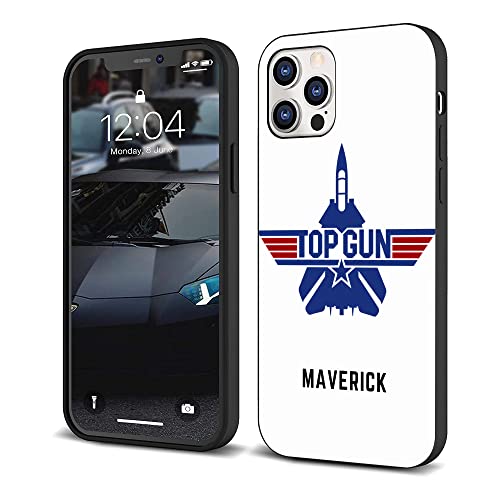 ZHETUODANG Modisch Kompatibel mit iPhone 15 Pro Max Hülle Stoßfeste Abdeckung Schöne Klassische Muster Stilvolle TPU Hülle (Action-Drama-Top-Gun-Maverick-1) von ZHETUODANG