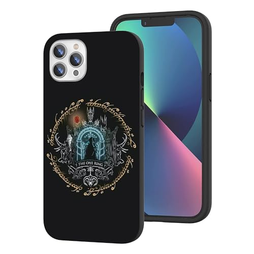ZHETUODANG Modische Schutzhülle für iPhone 15 Pro Max, stoßfest, schöne klassische Muster, stilvolle TPU-Hülle (Lord-Rings-Epic-Fantasy-3) von ZHETUODANG