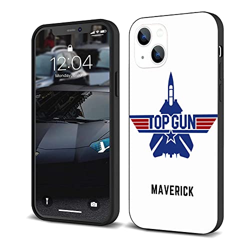 ZHETUODANG Modische iPhone 13 Hülle Stoßfeste Abdeckung Schöne klassische Muster stilvolle TPU Hülle (Action-Drama-Top-Gun-Maverick-1) von ZHETUODANG
