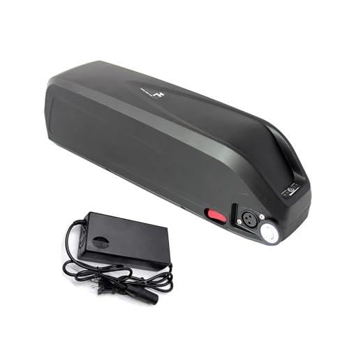 ZHIKAN E-Bike Battery 36V 48V 13Ah 15Ah 17.5Ah 18Ah für Elektrofahrrad Batterie mit USB Anschluss Ladegerät, passt auf Down-Rohr für Mifa VAUN Prophete Tianneng geeignet (48V 17.5AH) von ZHIKAN