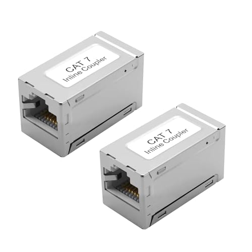 2X RJ45 LAN Kupplung Cat7,LAN Kabel Verlängerung, LAN Adapter für Ethernet Kabel, Netzwerkkabel, Patchkabel Cat7 Cat6A Cat6 Cat5e Cat5 Geschirmt 2X RJ45 LAN Kupplung Cat7,LAN Kabel Verlängerung, LAN Adapter für Ethernet Kabel, Netzwerkkabel, Patchkabel Cat7 Cat6A Cat6 Cat5e Cat5 Geschirmt von ZHITING