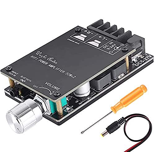ZHITING 2x50W Bluetooth 5.0 HIFI Verstärker Board TPA3116D2,Digital Stereo Audio Amp Board Dual Channel DC 5V-27V con Filtro de Alta fidelidad ZHITING 2x50W Bluetooth 5.0 HIFI Verstärker Board TPA3116D2,Digital Stereo Audio Amp Board Dual Channel DC 5V-27V con Filtro de Alta fidelidad von ZHITING