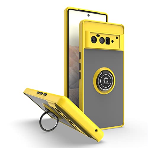 ZHIYONG Hülle Für Google Pixel 6 Pro, Ultra-Dünn Hardcase PC Handyhülle Mit 360 ° Verdrehbare Ring und Kickstand mit Magnet auf Backcover Schutzhülle Kompatibel mit Google Pixel 6 Pro Cover Case (C) ZHIYONG Hülle Für Google Pixel 6 Pro, Ultra-Dünn Hardcase PC Handyhülle Mit 360 ° Verdrehbare Ring und Kickstand mit Magnet auf Backcover Schutzhülle Kompatibel mit Google Pixel 6 Pro Cover Case (C) von ZHIYONG