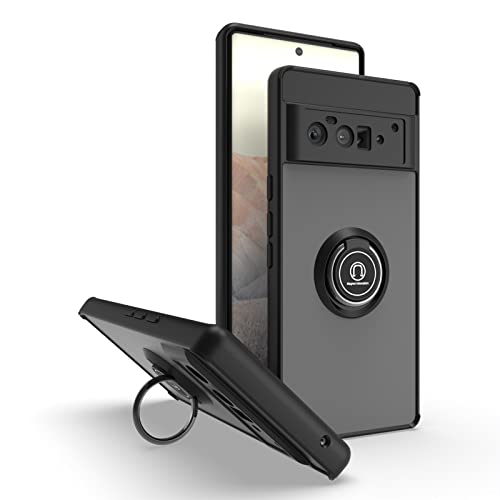 ZHIYONG Hülle Für Google Pixel 6 Pro, Ultra-Dünn Hardcase PC Handyhülle Mit 360 ° Verdrehbare Ring und Kickstand mit Magnet auf Backcover Schutzhülle Kompatibel mit Google Pixel 6 Pro Cover Case (A) ZHIYONG Hülle Für Google Pixel 6 Pro, Ultra-Dünn Hardcase PC Handyhülle Mit 360 ° Verdrehbare Ring und Kickstand mit Magnet auf Backcover Schutzhülle Kompatibel mit Google Pixel 6 Pro Cover Case (A) von ZHIYONG