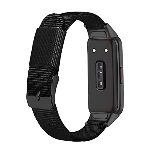 ZHIYONG Nylon Armband für Huawei Band 6 / Honor Band 6, Stoff Verstellbares Canvas Sport Band Damen Herren Kompatibel mit Huawei Band 6 / Honor Band 6 Armband (E) von ZHIYONG