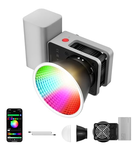ZHIYUN CINEPEER CX50 RGB 50W LED Videoleuchte Studiolicht, Studio Dauerlicht TLCI/CRI95+2700K-6500K,PD Schnellladung,APP-Steuerung mit Akku für Fotografie Videobeleuchtung ZHIYUN CINEPEER CX50 RGB 50W LED Videoleuchte Studiolicht, Studio Dauerlicht TLCI/CRI95+2700K-6500K,PD Schnellladung,APP-Steuerung mit Akku für Fotografie Videobeleuchtung von ZHIYUN