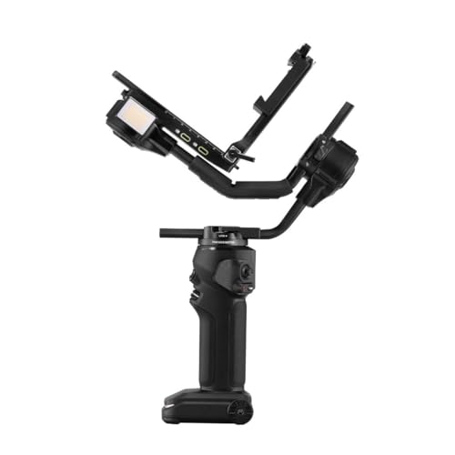 ZHIYUN Crane 4 Combo [Official] Stabilisator Gimbal für Kameras DSLR und Spiegellose, Camera Stabilizer 3-Achsen mit Griff/Handballenauflage/Stativ/Tasche/Licht, für Nikon, Canon, Sony, usw von ZHIYUN