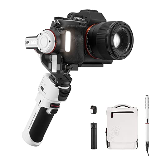 ZHIYUN Crane M3 Pro [Official] Gimbal für Kamera und Smartphone, 3-Achsen Stabilisator mit Tasche/Stativ/Mikrofon/Erweiterungsbasis, Stabilizer für Handy/Spiegellose Kamera/Action Cam/Gopro von ZHIYUN