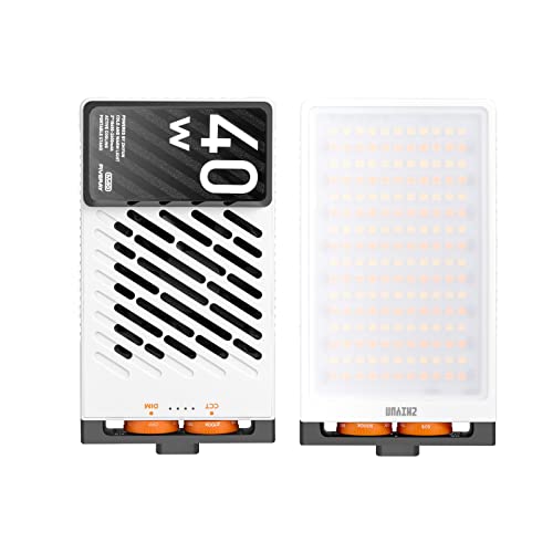ZHIYUN FIVERAY M40 40W Mini LED Video Light, 2700K ~ 6200K 14000 LUX Pocket Light for Studio Photography,Live Streaming,Vlogging and Portrait von ZHIYUN