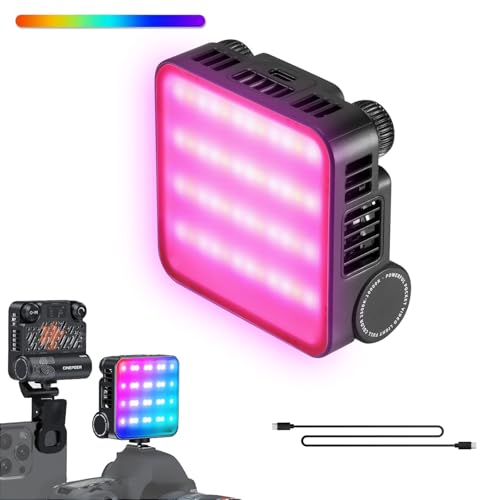 Zhiyun Cinepeer Cm15 15W RGB Video Light Selfie Light 360° Full Color Camera Light with Cold Shoe Fill Handheld Light 2600Mah CRI 94+ 2500K~10000K Rechargeable Portable Outdoor Photography Light von ZHIYUN