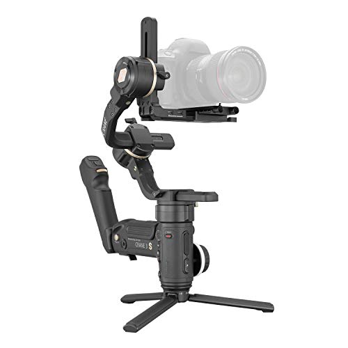 Zhiyun Crane 3S Gimbal Stabilisator für spiegellose DSLR Cinema Kameras Camcorder für Sony Canon Panasonic Nikon Kamera, Blackmagic 6K 4K, modulares Design, max. Traglast 6,5 kg (Smartsling-Griff) von ZHIYUN