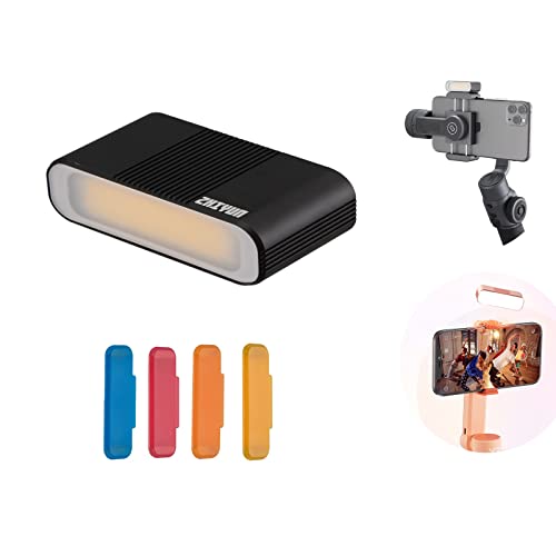 Zhiyun Magnetic Mini LED Light for Smooth 5S / 5 with 4 Pcs of Color Filter, zhi yun Magnetic Fill Light Compatible with Smooth 5 / 5S / X2 Gimbal Stabilizer von ZHIYUN