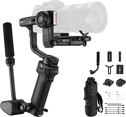 Zhiyun Weebill 3S Combo Kamera Gimbal, 3-Achsen-Gimbal, Ausziehbarer Sling Grip Fill Light PD Fast Charge,Stabilisator für DSLR- und spiegellose Kameras Kompatibel mit Sony Nikon Canon Panasonic LUMIX von ZHIYUN