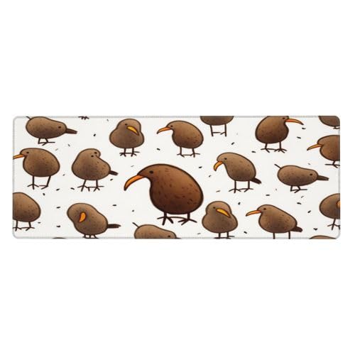 Kiwi Birds niedliche/Schreibtischunterlage, großes Mauspad, Gummi-Tastatur-Mauspad, weich, langlebig, rutschfest, für Büro- und Heimspiele, 30 x 80 cm Kiwi Birds niedliche/Schreibtischunterlage, großes Mauspad, Gummi-Tastatur-Mauspad, weich, langlebig, rutschfest, für Büro- und Heimspiele, 30 x 80 cm von ZHONGSK