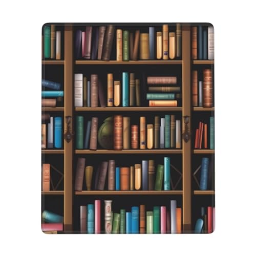 ZHONGSK Mauspad, genähte Kanten, rutschfest, wasserabweisend, Gummiunterseite, Schreibtischunterlage – Bibliotheks-Bücherregal – Gaming-Mauspad, für Desktop und Laptop, 22 x 18 x 0,3 cm ZHONGSK Mauspad, genähte Kanten, rutschfest, wasserabweisend, Gummiunterseite, Schreibtischunterlage – Bibliotheks-Bücherregal – Gaming-Mauspad, für Desktop und Laptop, 22 x 18 x 0,3 cm von ZHONGSK