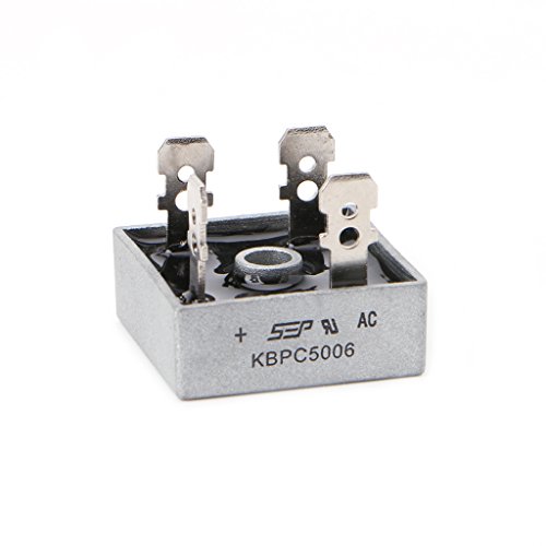 XIANJUN KBPC5006 Leistungs Brückengleichrichter 50A 600V Metallgehäuse Brückengleichrichter Dioden Steuerung Einphasig von ZHOUMO