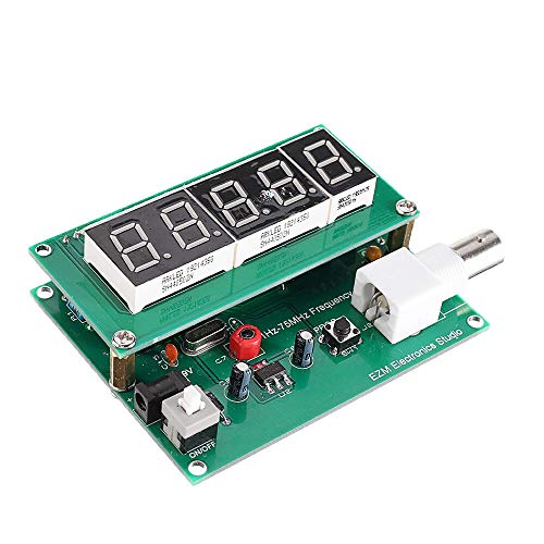 ZHOUYUFAN Frequenzmesser mit hoher Empfindlichkeit, 1 Hz - 50 MHz, Messgerät, Testmodul, 7 V-9 V, 50 mA von ZHOUYUFAN