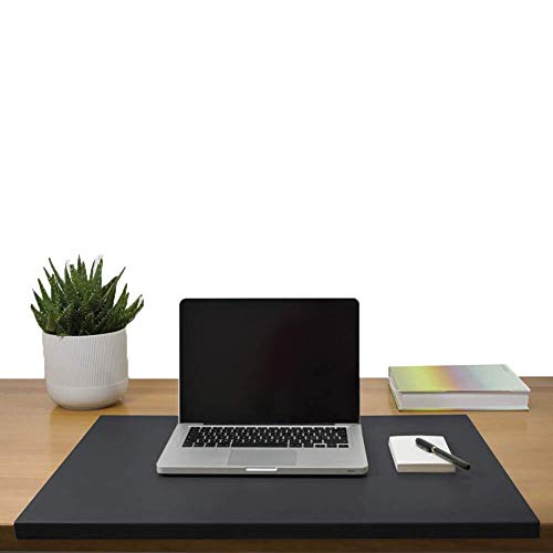 Gewinkelte Schreibtischunterlage Leder Schreibunterlage Rutschfeste Weichem Mausunterlage für Büro Hause Office Laptop PC Pad - wasserdicht Groß Mauspad-60 x 40 cm-Schwarz Gewinkelte Schreibtischunterlage Leder Schreibunterlage Rutschfeste Weichem Mausunterlage für Büro Hause Office Laptop PC Pad - wasserdicht Groß Mauspad-60 x 40 cm-Schwarz von ZHOUZHOU